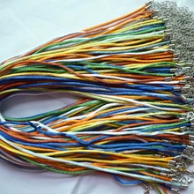 Винтажное изделие из серебра, застежка омаров, китайский узел, трос, веревка, удача, ожерелье и Подвеска для женщин, DIY ювелирные изделия, 50 шт. B486