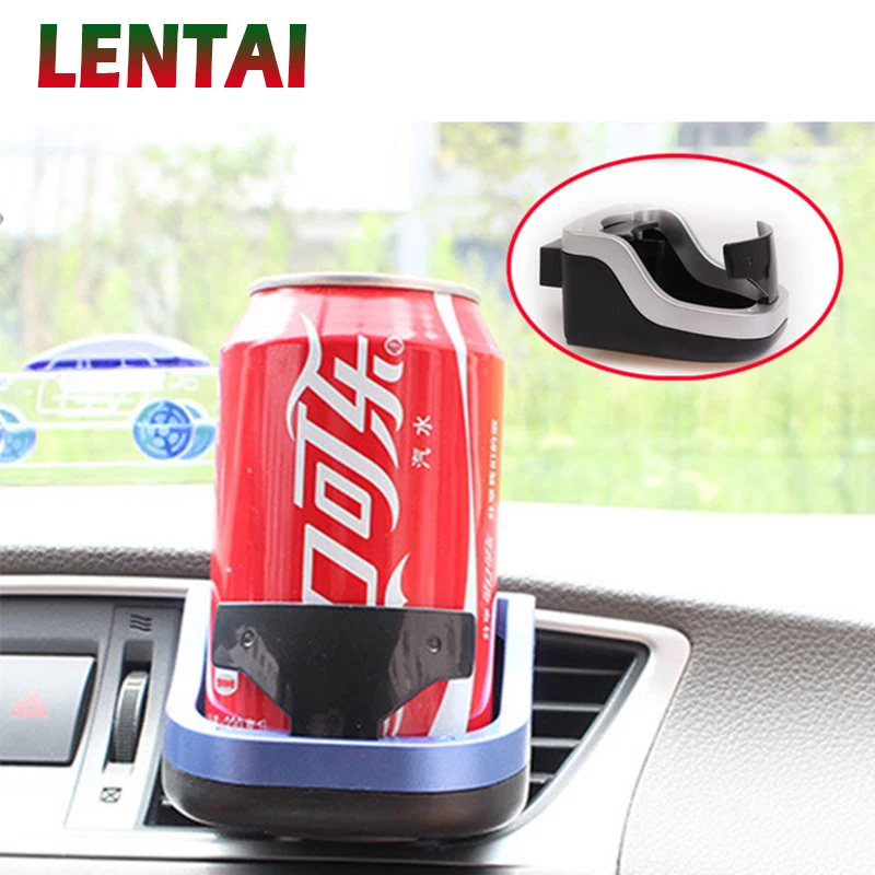 

LENTAI For Hyundai solaris i30 tucson 2017 ix35 accent Suzuki swift grand vitara Cadillac 1Set Auto Car air outlet drinks rack