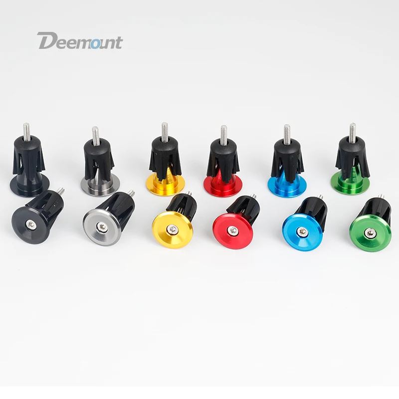 Deemount 1 زوج دراجة مقبض المكونات المقود نهاية سدادة اليد قبضة إدراج دورة أجزاء CNC يناسب ضياء. 17-23 مللي متر Deemount 1 زوج دراجة مقبض المكونات المقود نهاية سدادة اليد قبضة إدراج دورة أجزاء CNC يناسب ضياء. 17-23 مللي متر