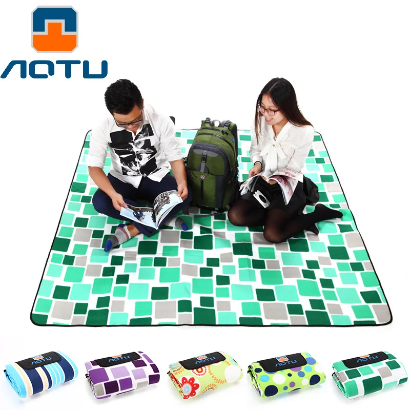 High Quality! Multiplayer Fold 2x2m Outdoor Waterproof Moistureproof Baby Climb Plaid Blanket Outdoor Beach Camping Picnic Mat