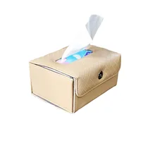 Складной автомобильный тканевый ящик Автомобильный бумажный ящик для полотенец Автомобильный складной тканевый ящик для салона автомобиля