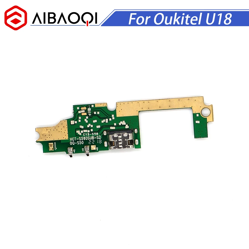 AiBaoQi usb разъем плата зарядки для Oukitel U18 Мобильный телефон Flex зарядка кабелей модуль сотового телефона Mini USB порт