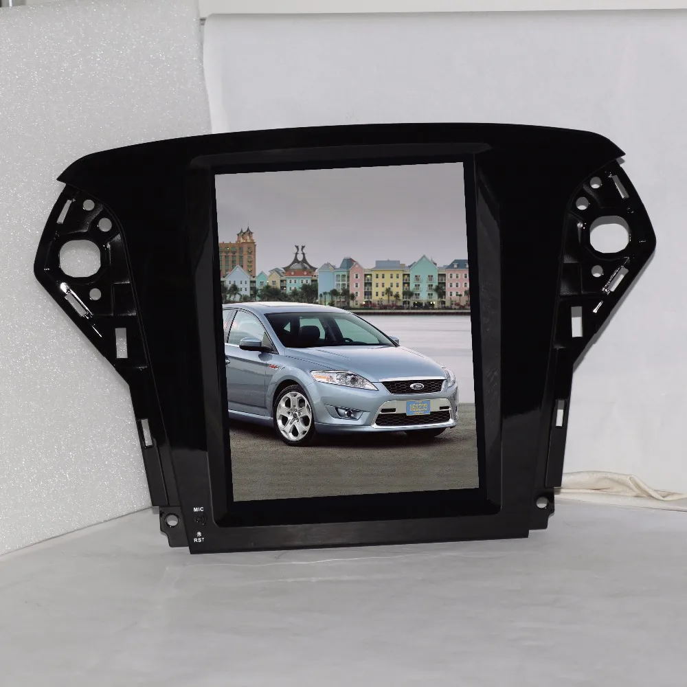 Perfect Android 1/2GB 16/32/64GB GPS Navi 10.4" Vertical Screen Tesla Style Car DVD Multimedia for Ford Mondeo 2007-12 with BT/RDS/Radio 4