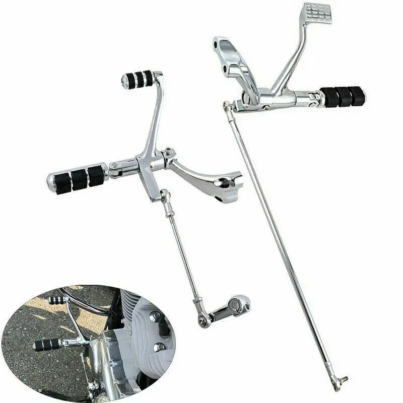 

Chrome Forward Controls Pegs Levers Linkages For Sportster 1200 Custom 883 XL Iron For Sportster 2004-2013 2005