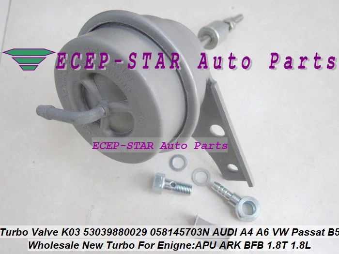 NEW ZT Valve K03 53039880029 058145703N AUDI A4 A6 VW Passat B5 APU ARK BFB 1.8T 1.8L