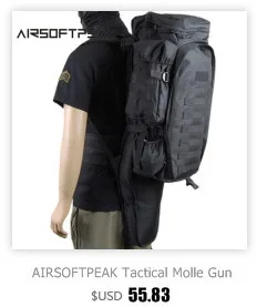 AIRSOFTPEAK Тактический поясный чехол телефона Molle 5.5 дюйма Чехол для мобильного телефона Военные сумки мобильных телефонов Сумки для аксессуаров