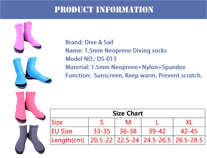 Погружение и парус 1,5 мм лайкра эластичные Подводное плавание дайвинг носки нескользящие царапинам плавание носки для пляжа для мужчин для
