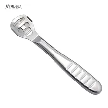 Уход за ногами, педикюрный аппарат из нержавеющей стали, безмозглый резак для твердой кожи, для удаления кутикулы, бритва, 10 лезвий, рашпиль, педикюрный нож для кукурузы