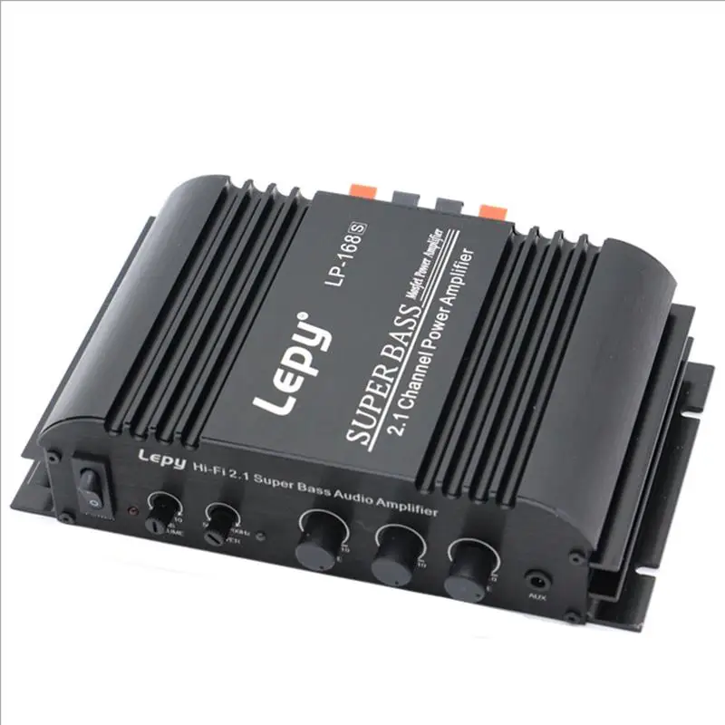 LP 168S 2.1 sound channel 12V small power amplifier with heavy bass