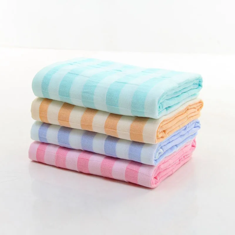 MOTOHOOD 100% Cotton Baby Muslin Swaddle Blankets Newborn Cotton Swaddle Brand Bedding Wrap Soft Bathrobe Blanket Baby 9595cm (7)