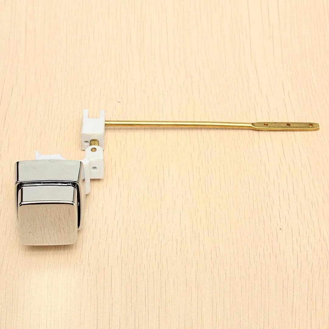 1pc Side Mount Master Plumber Toilet Tank Lever Flush Handle Brass Arm Push Button