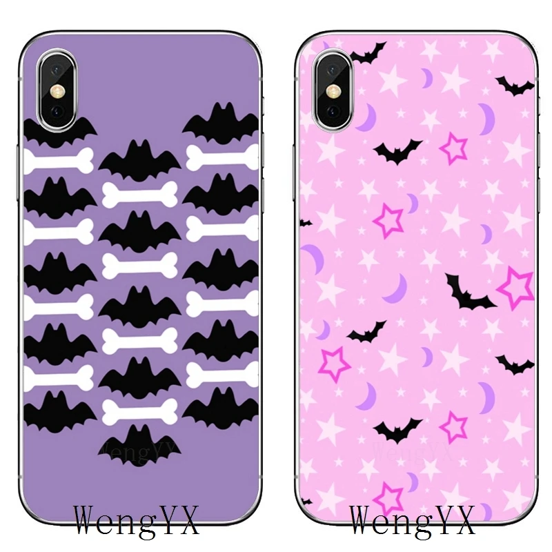 

For Huawei Mate 8 9 10 20 P8 P9 P10 P20 pro Lite plus P Smart Mini Goth Vampire Bat Gothic Grunge TPU Soft phone cover case