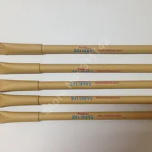 Красивые рециркулированная бумага Шариковая ручка craft шариковая ручка 1000 шт в наборе, печать логотипа