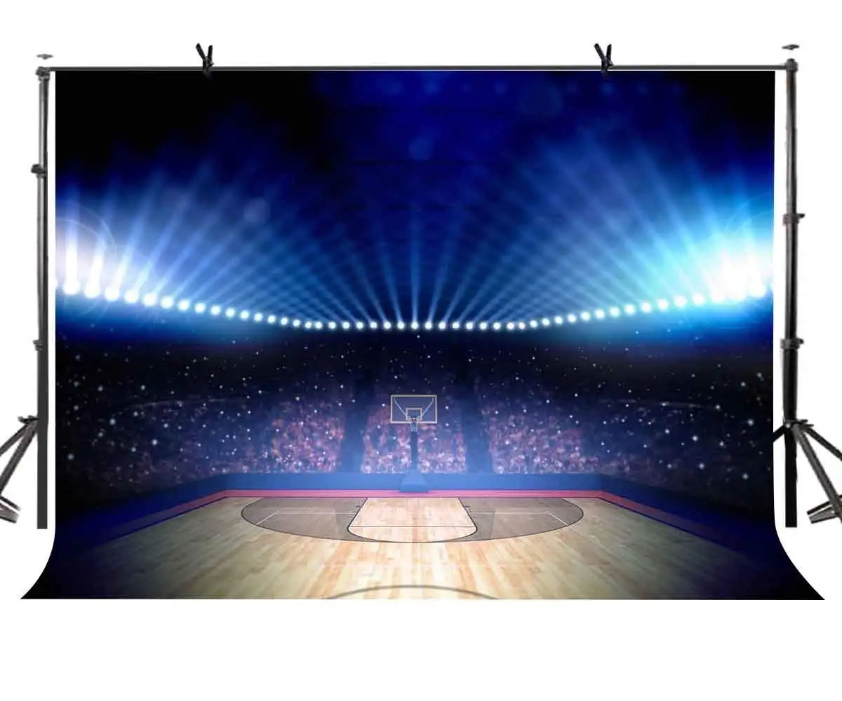

150x220cm Basketball Court Backdrop Exciting Basketball Court Sports Style Photography BackgroundPhoto Screen