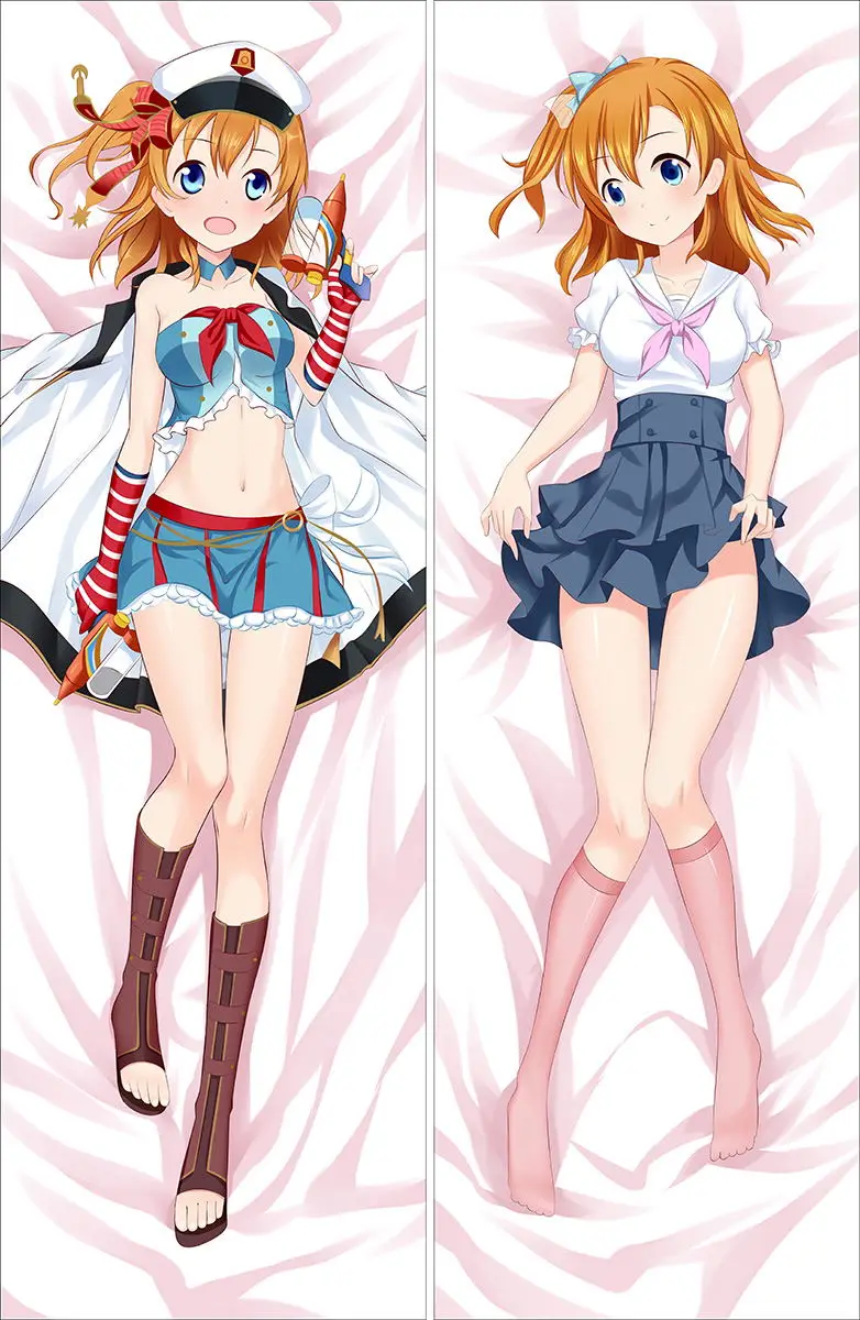 Чехол Подушка с изображением аниме дакимакура Хонока КУСАКА LO028 Love Live Hugging Body|body