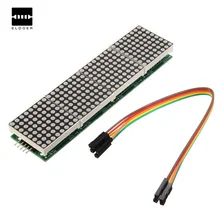 MAX7219 микроконтроллер 4в1 дисплей w/5 P линия матричный модуль для Arduino 12,8 см X 3,2 см X 1,3 см модуль модули плата
