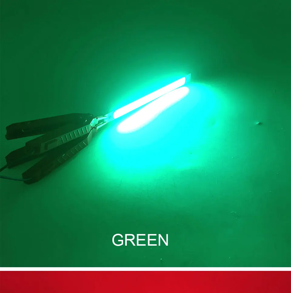 120mm 4.72in LED Bar Light Strip COB Bulb 12V 7W 10W LED Lamp Green Blue Red White Emitting Colors 12010mm COB Chip (16)