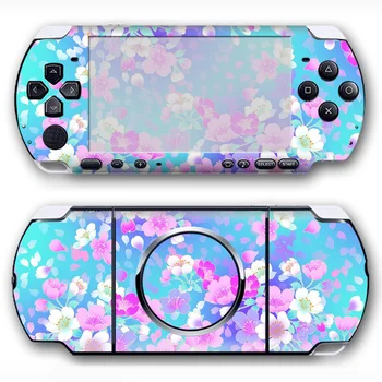 

Free drop shipping beautiful flower design sticker for Sony PSP 3000 Skin Stickers Front and Back Decal #TN-PP3000-708