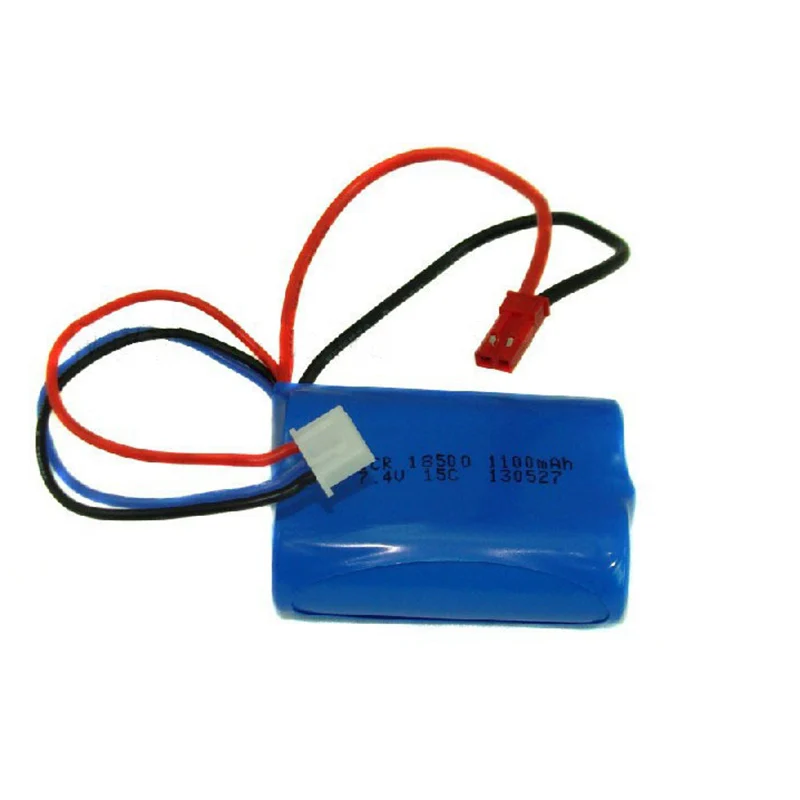 7,4 V 1100 mAH 15C Lipo батарея для MJX T10 T11 T34 HQ 827 871 батарея для вертолета с дистанционным управлением 7,4 V 1100 mAH 18500 батарея для игрушек