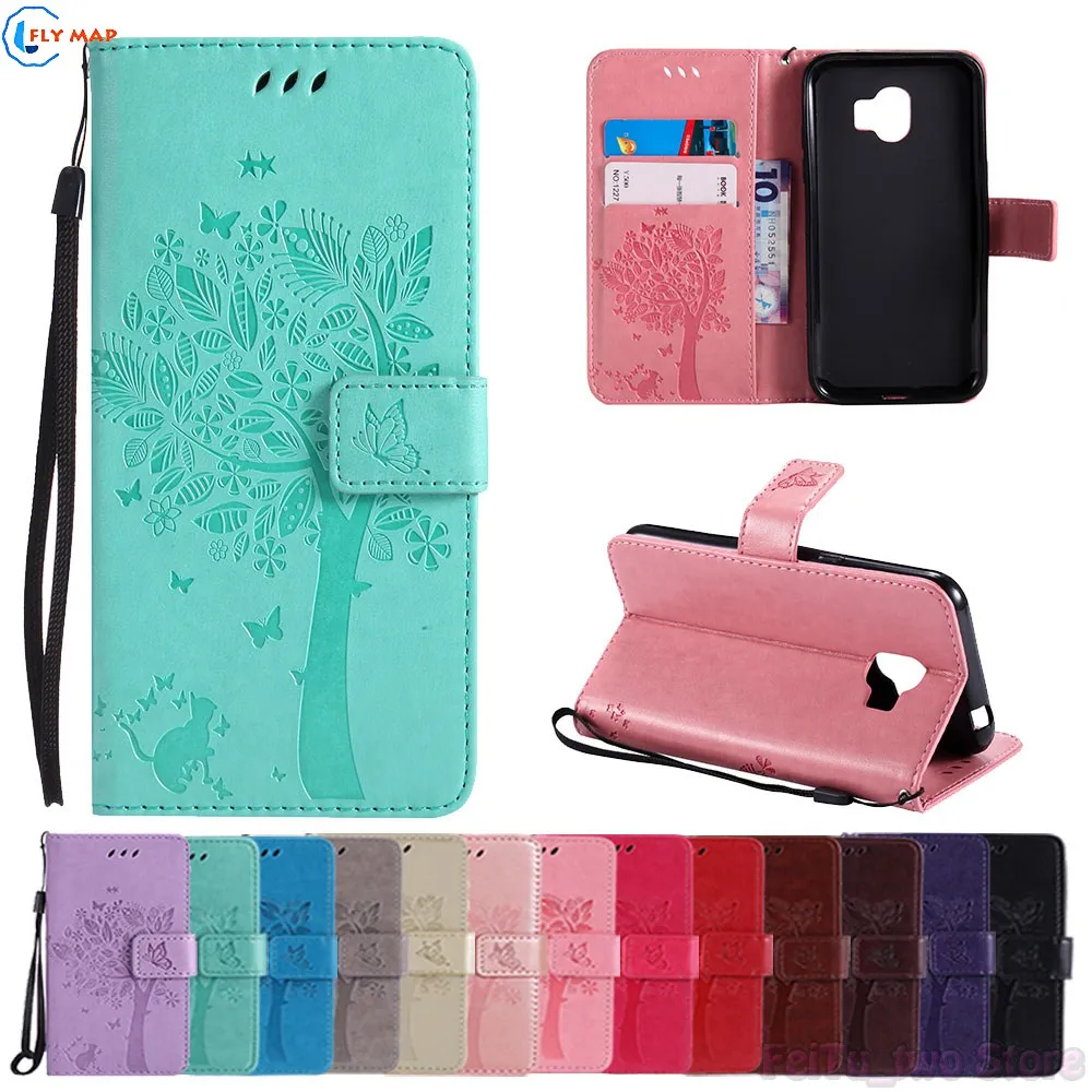 

Coque For Samsung Galaxy J2 2018 J250 J250F/DS SM-J250F/DS Wallet Flip Phone Leather Case Cover For J2 Pro SM-J250N SM-J250Y Bag