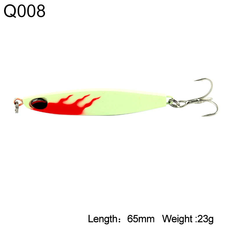 Kingdom Search Jigging Spoon Fishing Lures Hard Baits 1PC Full Aqueous Layer Metal Lure Model 4001 Fishing Tackle - Цвет: 4001-65mm-23g-Q008