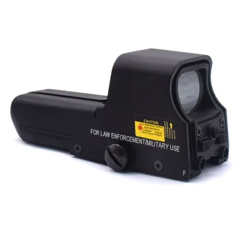 

HD 552 Red Green Point Tactical Air Gun Reflection Mini Holographic Line Of View Outdoor Hunting Angle Range Adjustable