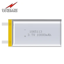 Buy online 2x Wama Original 1065113 Real Capacity 10000mAh Li-ion 3.7V Rechargeable Battery Lithium Polymer Backup Power Digital Tablet