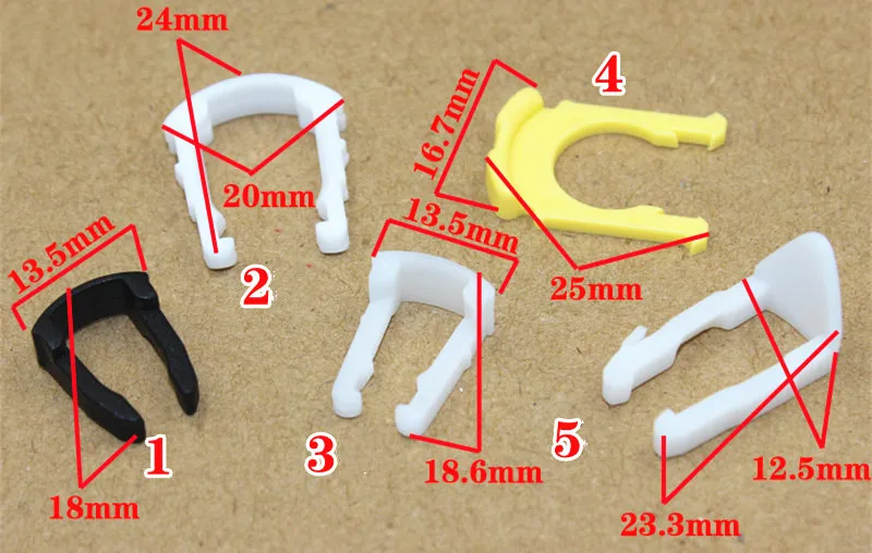 

5PCS Automotive fuel filter pipe connector plug bolt plastic fasteners