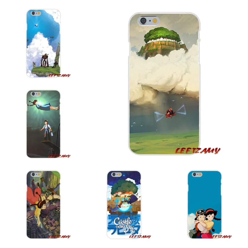 

Accessories Phone Skin Cover For Xiaomi Redmi 3 3S 4A 5A Pro Mi4 Mi4C Mi5S Mi6X Mi Max2 Note 3 4 5A Castle in the Sky anime film