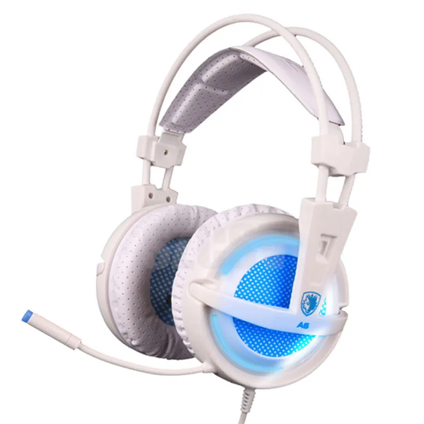 Sades A6 Игровые наушники шлем 7 1 объемный звук стерео USB игровая гарнитура с