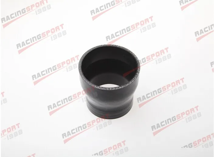 

3Ply 2.25" To 2" inch Straight Reducer 76.2mm Silicone Hose Coupler Pipe Black