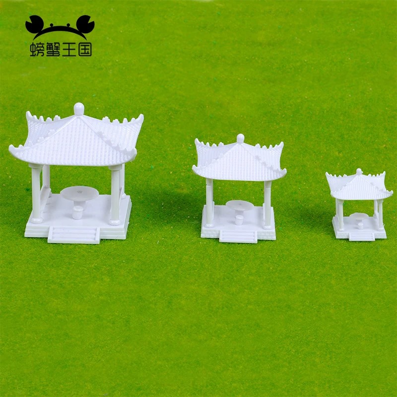 2 комплекта модель павильона Gloriette 1: 75 100 150 поезда Хо н масштаб железнодорожного