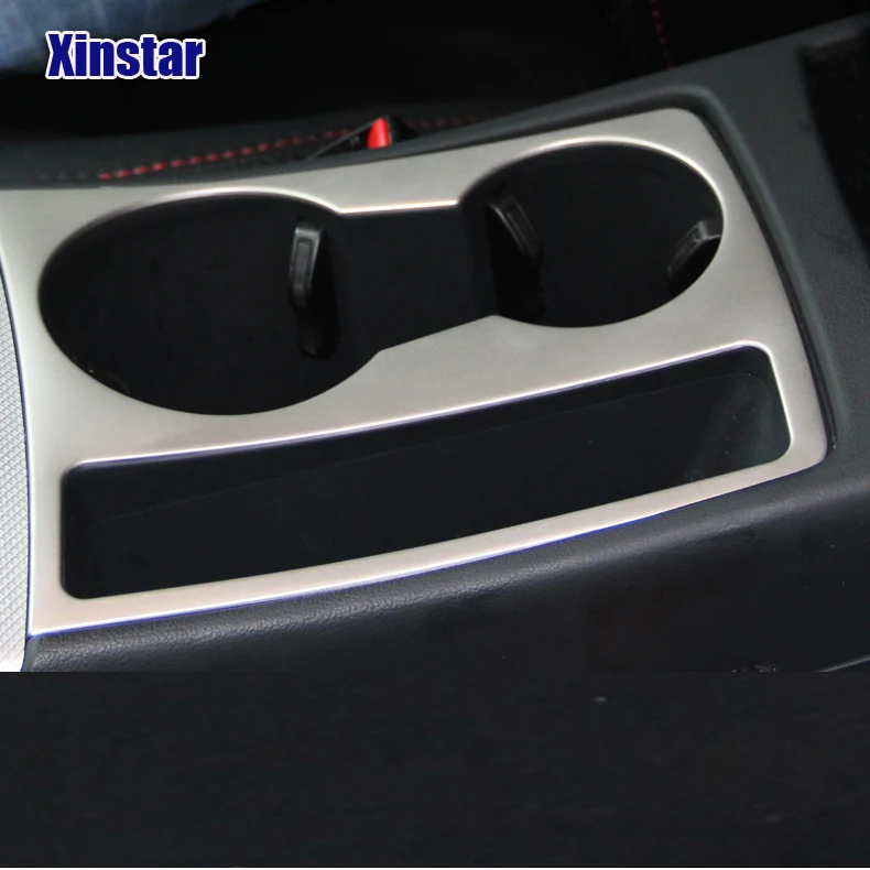 

304 Stainless Steel Car Cup Place Decoration Sticker For Audi A4 A5