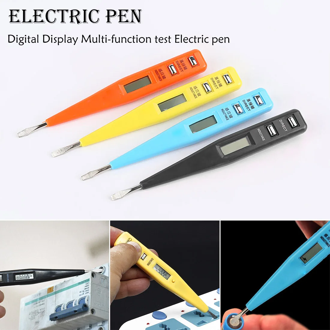 

12-220V Socket Wall AC/DC Power Outlet Voltage Detector Sensor Tester Electric Test Pen Voltage Indicator