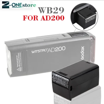 

Godox WB-29 Battery AC Power Charger For Godox AD200 Pocket Flash WB29 battery The Power Adapter