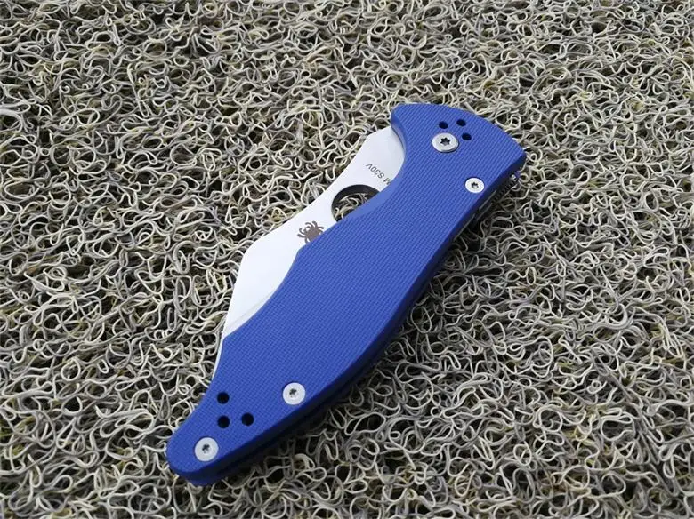 JIAHENG высокое качество C85 Складной нож S30V лезвие 5 цветов Ручка походные охотничьи ножи выживания Открытый инструмент - Цвет: Blue satin
