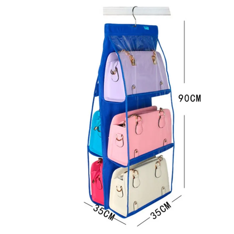 1 шт. сумка для хранения Шкаф Вешалка держатель для модных сумок удобная сумочка сумка органайзер HG0458