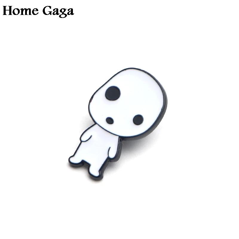 Homegaga Princess Mononoke diy Zinc tie cartoon Pins backpack clothes brooches for men women hat decoration badges medals D1451