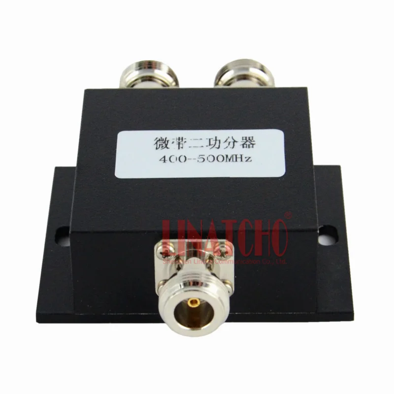 Free shipping 2 Way 450MHz Micro strip Power Splitter 400 500MHz UHF two way radio divider 4