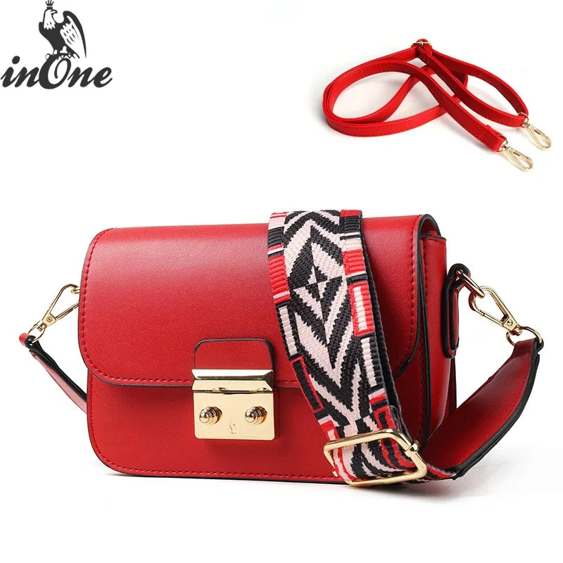 

INONE Luxury Bags for Women 2018 Bolsa Feminina Sweet Crossbody Messenger Bag Handbag Travel Purse Multi Color Geometric
