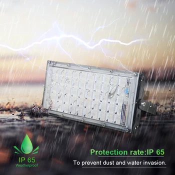 

220V Waterproof IP65 Led Flood Light 50W 5730SMD LED Spotlight Refletor LED Outdoor Lighting Garden Lamp Warm White/Cold White