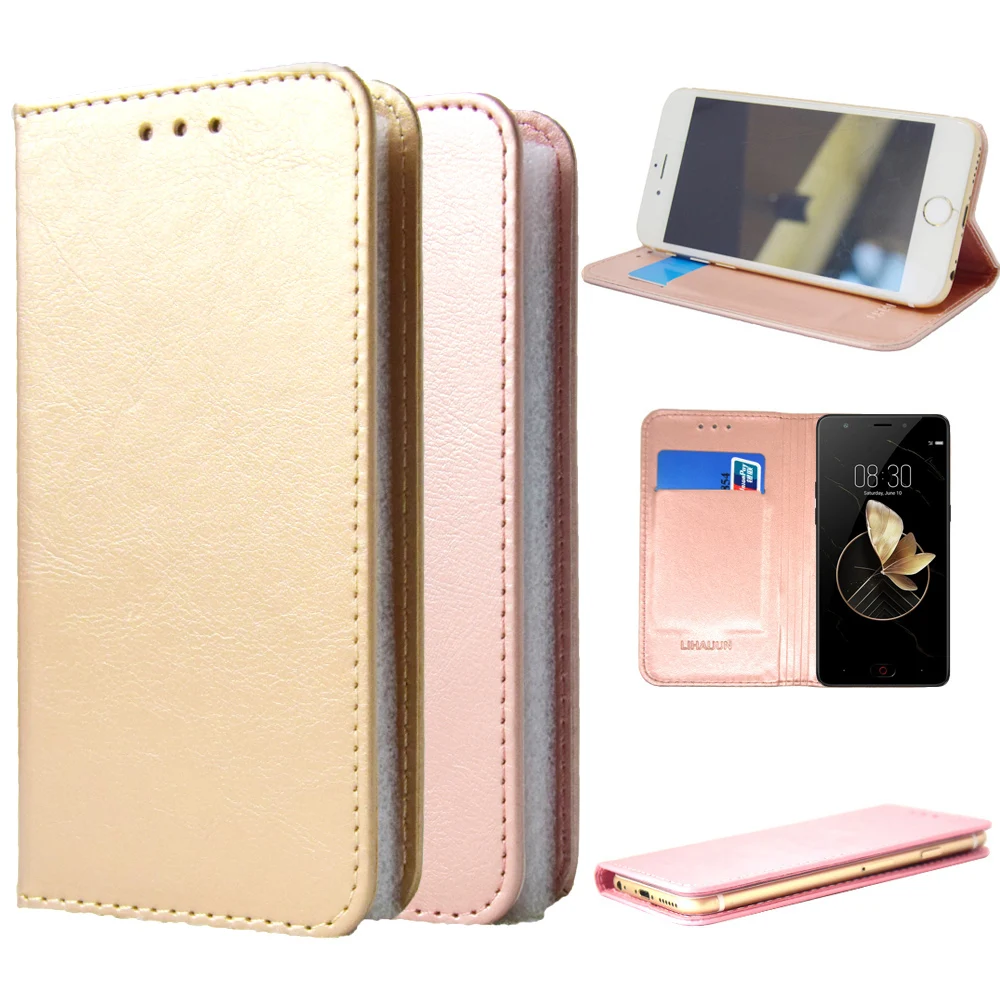 

LIHAIJUN Luxury Book Wallet Flip PU Leather Case Stand Card Holder Cover For Archos Diamond Alpha Plus Gamma Omega Sense 47X 50X