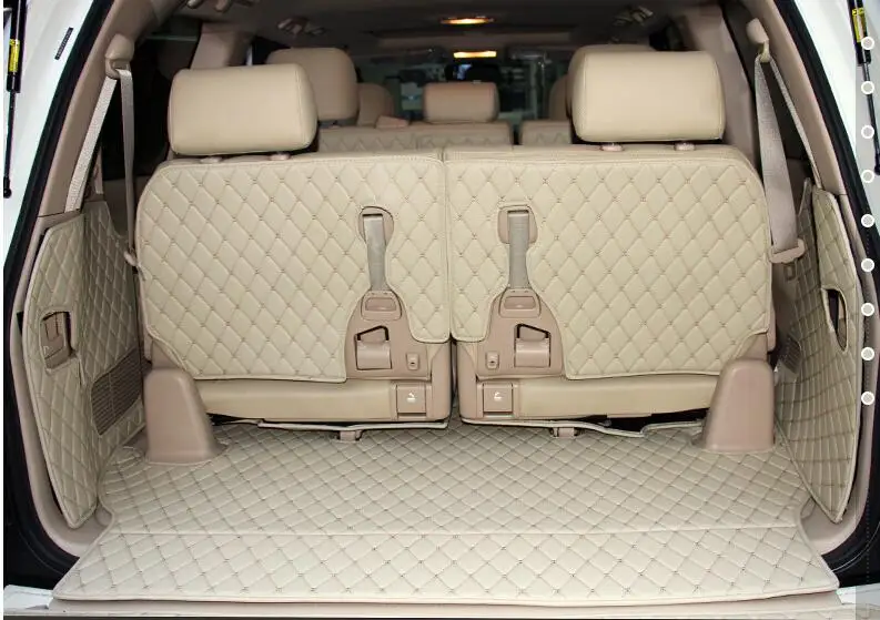 CHOWTOTO специальные коврики для багажника Lexus LX 570 7 сидений Нескользящие