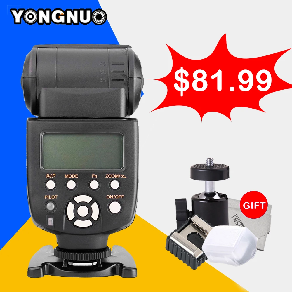 Yongnuo YN-565EX -TTL  speedlite  Nikon  D7000 D5100 D5000 D3100 D3000 D90 Camera YN565EX GN58  Speedlite