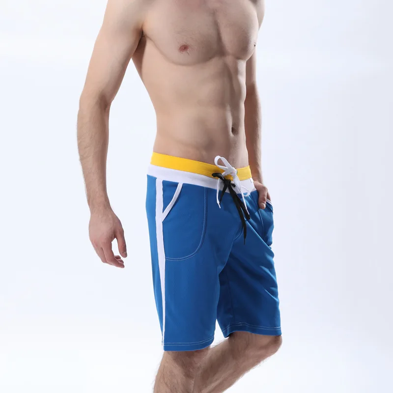 WJ men's leisure shorts quick drying keen length drawstring casual low rise male shortsin