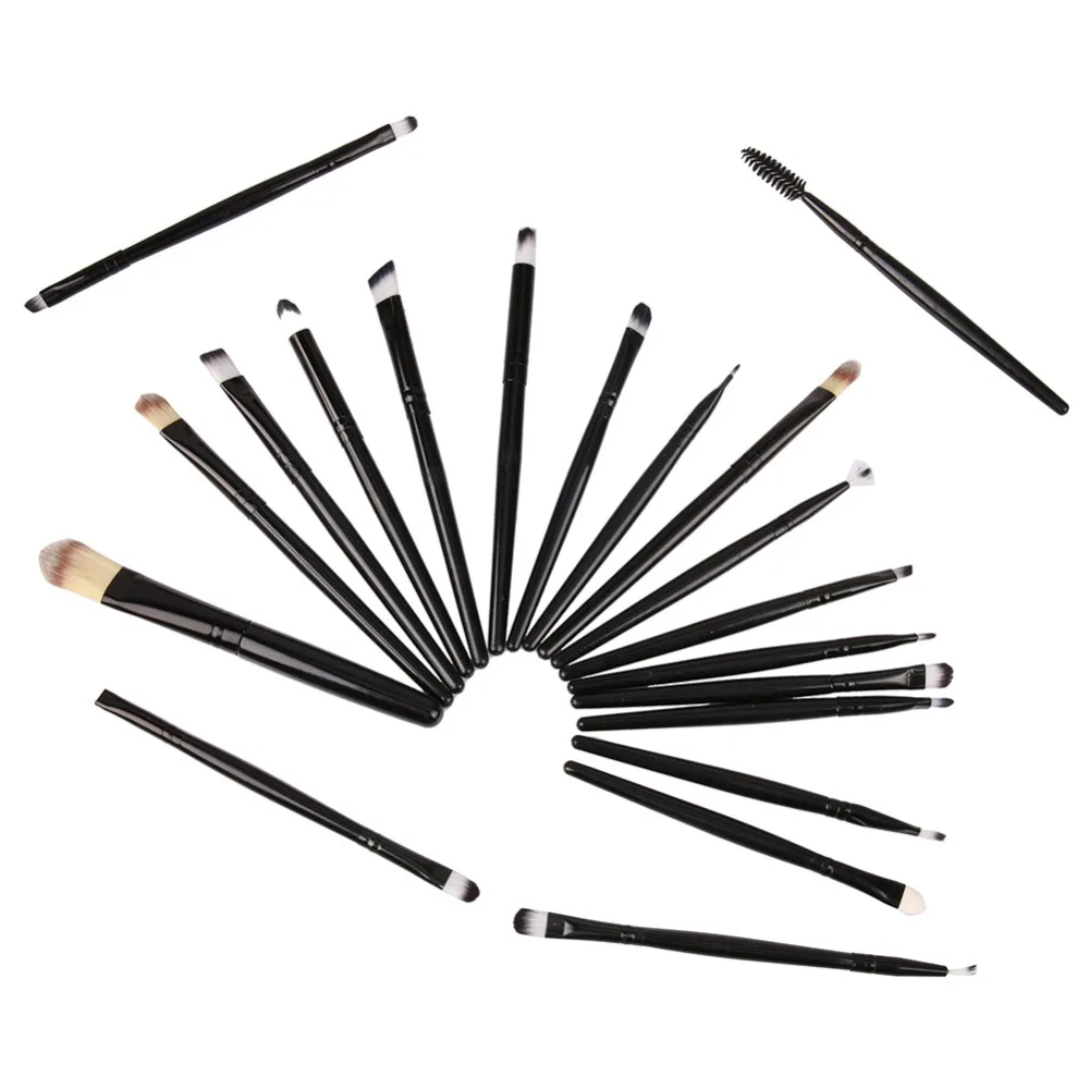 MELOISION 20 шт Профессиональные кисти для макияжа набор деревянной ручки тени для век кисти косметические кисти pincel