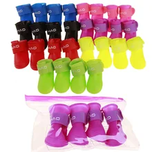 Respirant Anti-brûlure Maille Chien Chaussures 4 pièces/ensemble Chaussures Antidérapantes Bottes Produits Pour Animaux de compagnie Chien Vêtements Chaussures D'intérieur