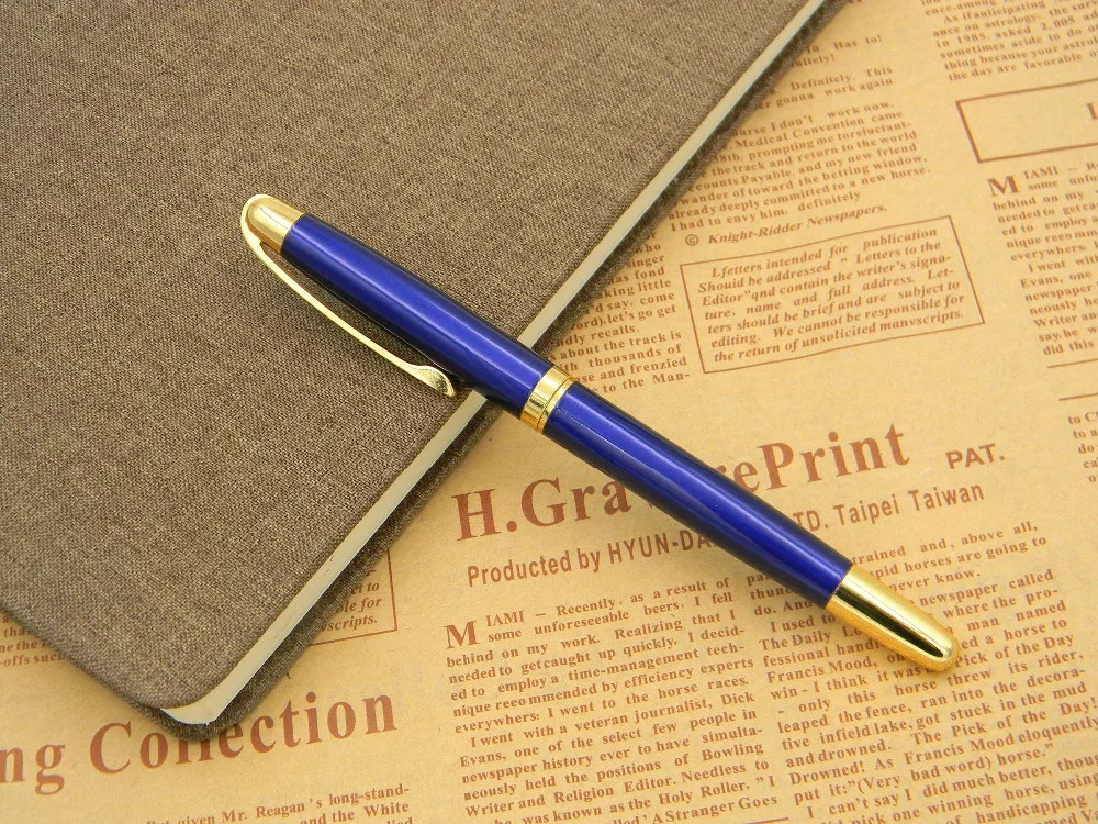 JINHAO синяя или черная Золотая Подарочная шариковая ручка|pen pen|pen blackpen rollerball |