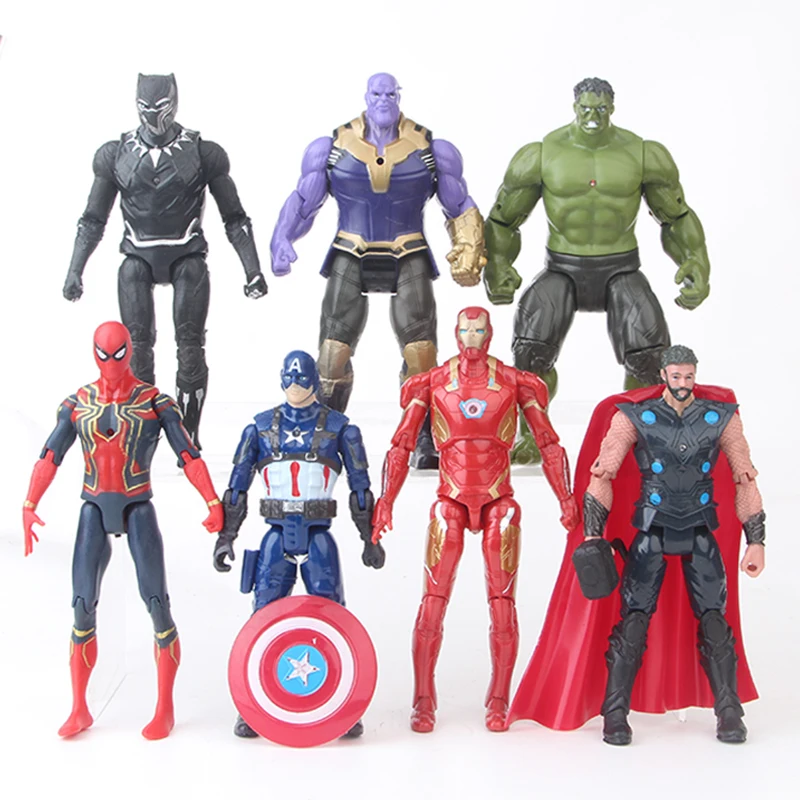 

Disney 7 Styles Avengers Infinity War Marvel Thanos PVC Action Figure Model Toy Collection Model Brinquedos Figure Gift