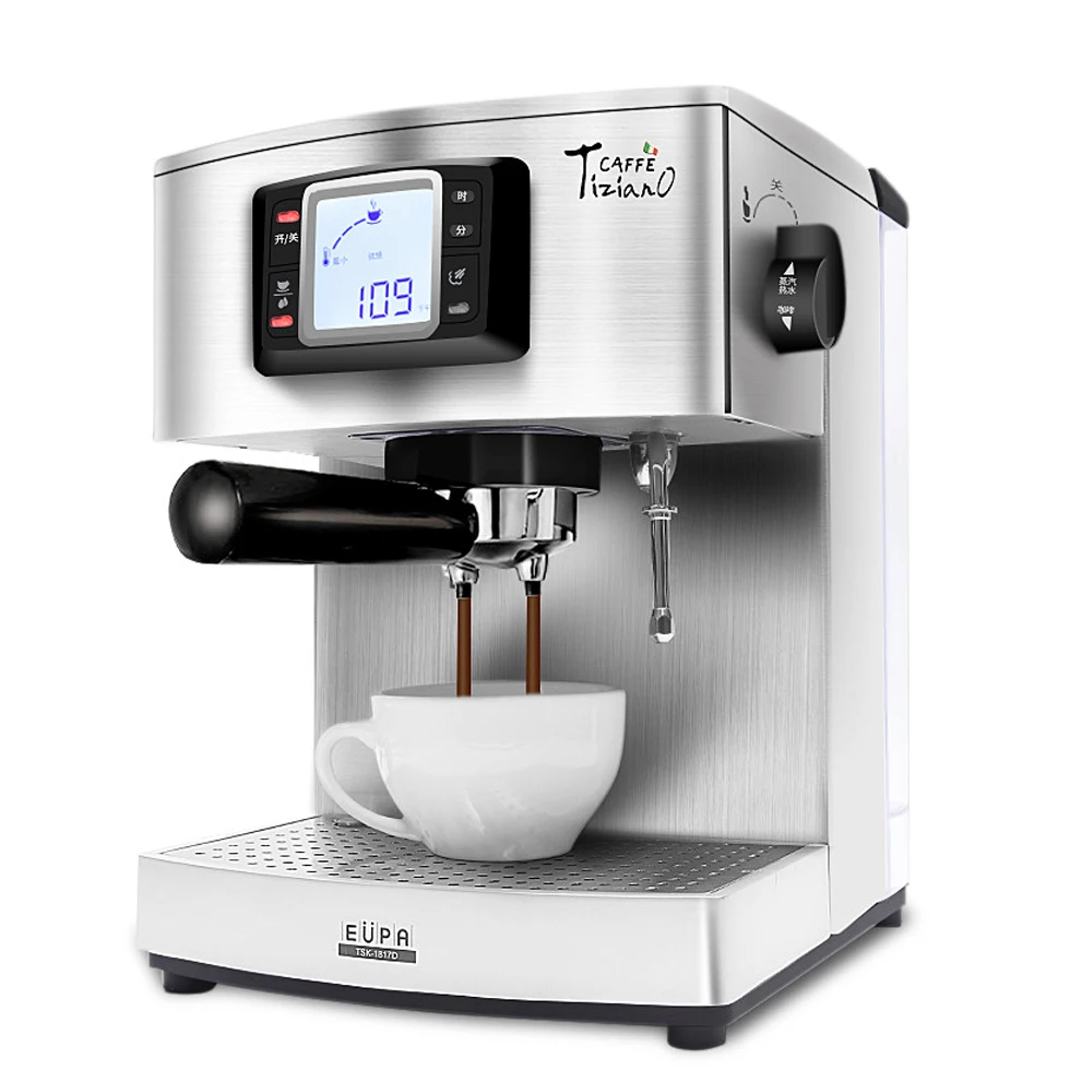 

Italian Coffee Machine Household Espresso Coffee Maker Semi-automatic 19Bar Pump Pressure Steam Type Milk Foam Espresso Machine